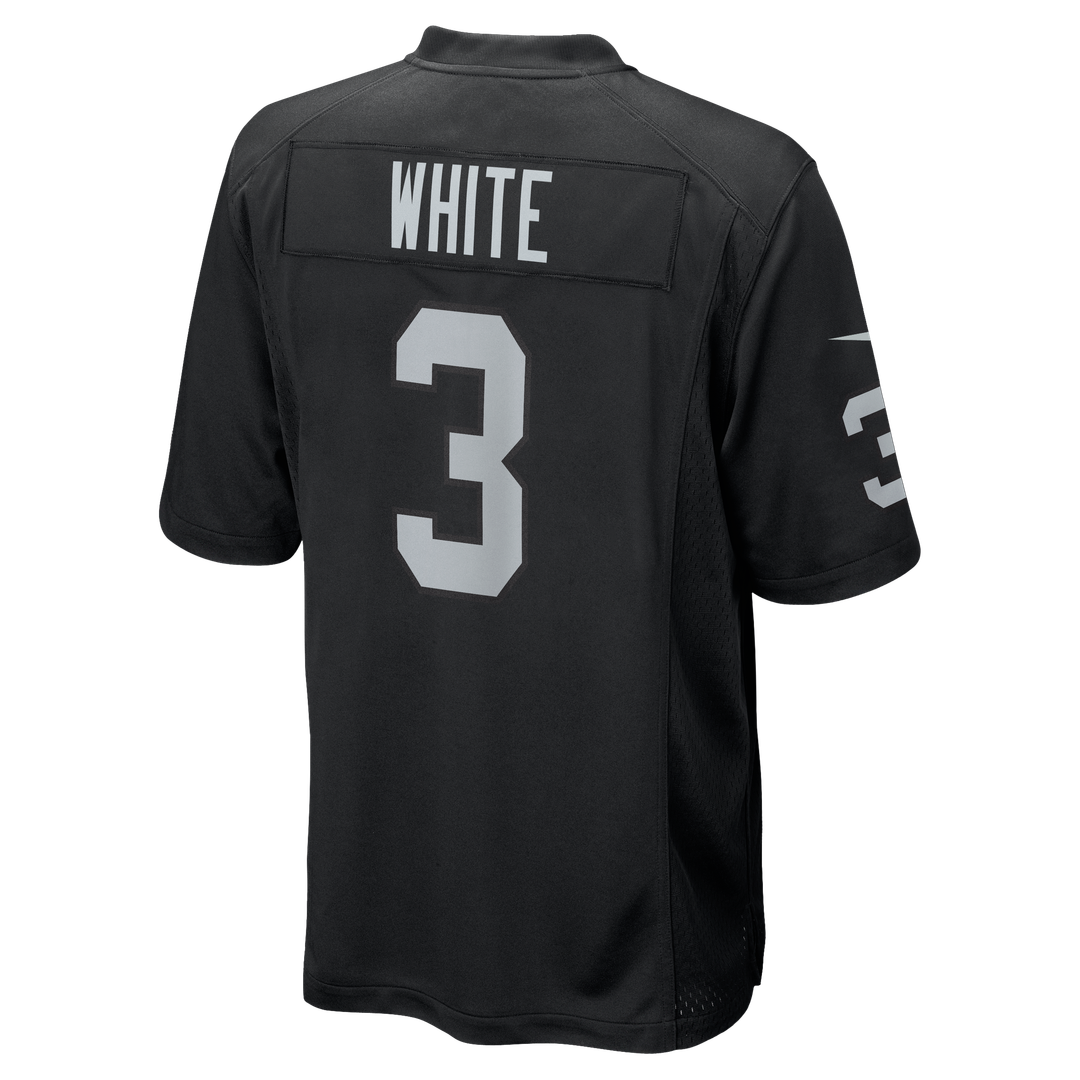 Zamir White Las Vegas Raiders Nike Team Game Jersey - Black Official NFL Team Apparel Football Fan Gear