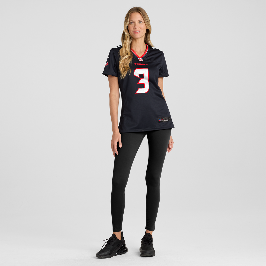 Kamari Lassiter Houston Texans Nike Women's Team Game Jersey - Navy Official NFL Team Apparel Football Fan Gear