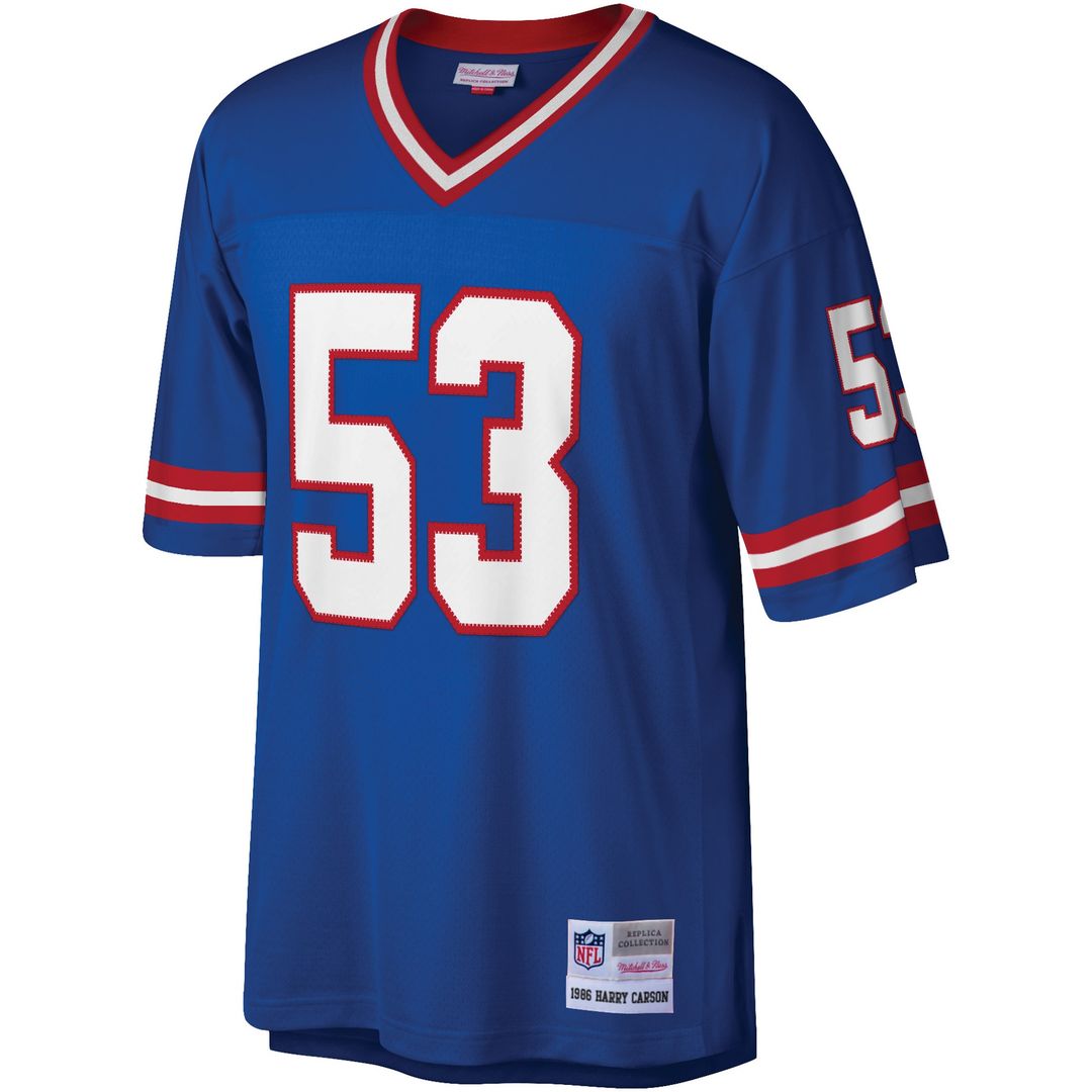 Harry Carson New York Giants Mitchell & Ness Legacy Replica Jersey - Royal Official NFL Team Apparel Football Fan Gear
