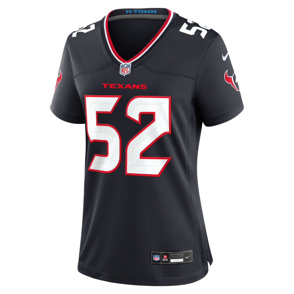 Xavier Thomas Houston Texans Nike Women's Team Game Jersey - Navy Official NFL Team Apparel Football Fan Gear