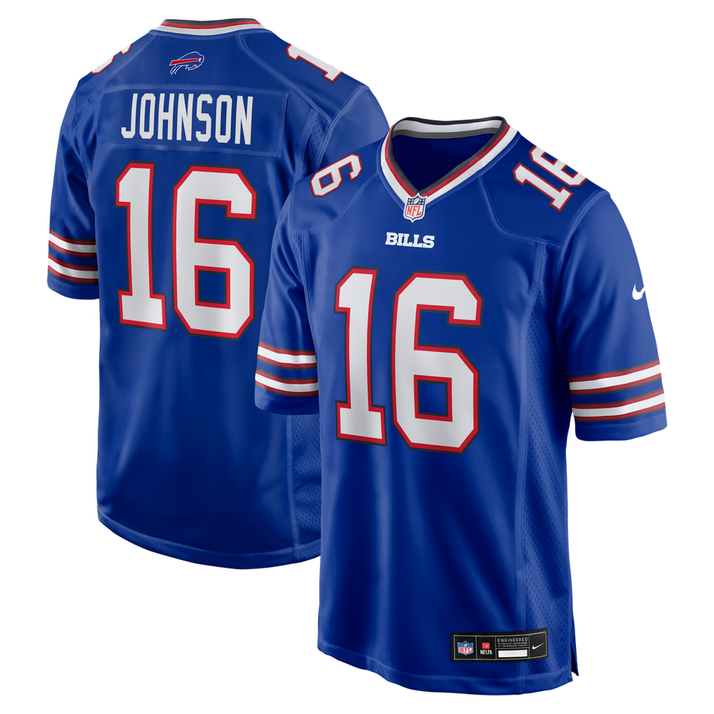 Xavier Johnson Buffalo Bills Nike Game Jersey - Royal Official NFL Team Apparel Football Fan Gear