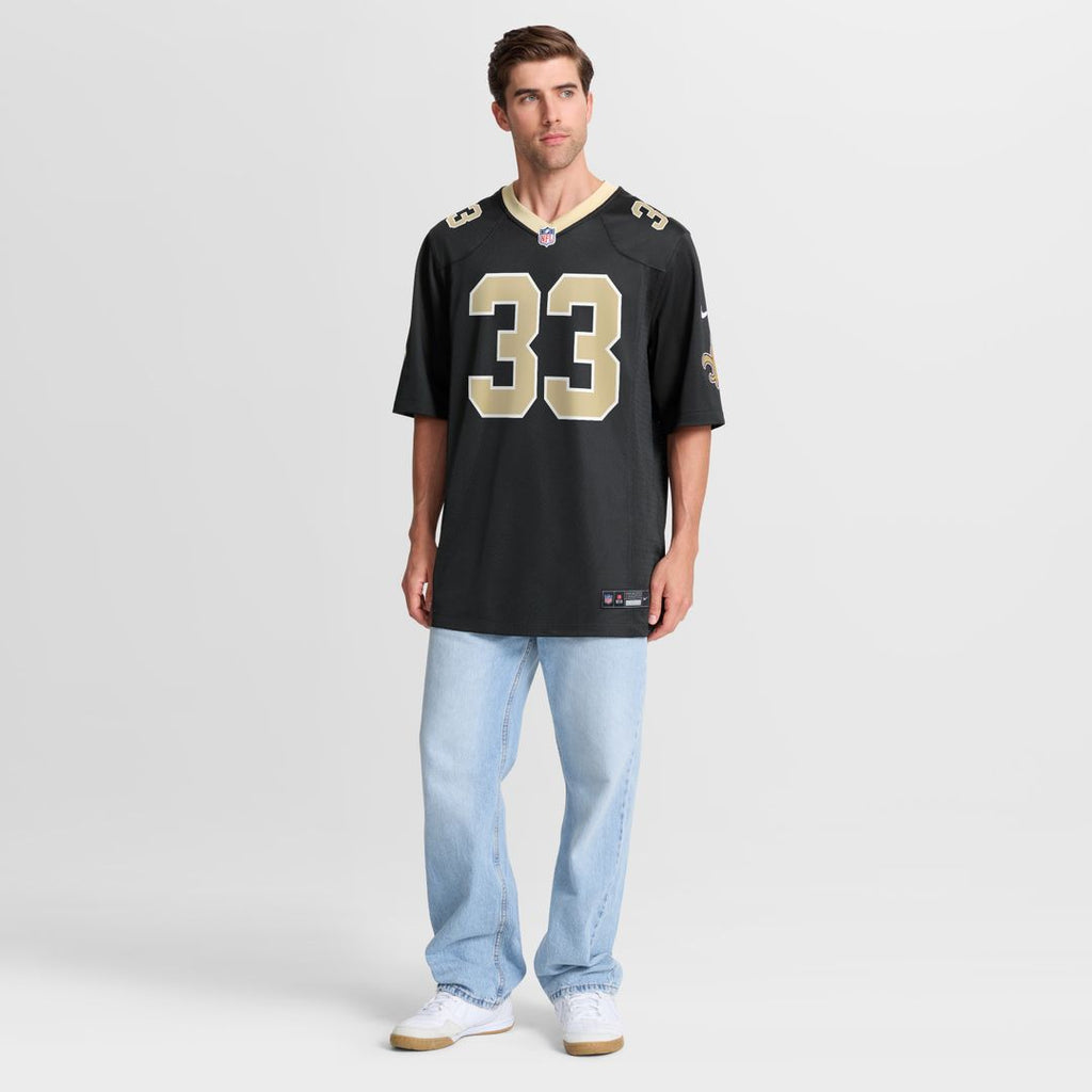 Jonas Sanker New Orleans Saints Nike Team Game Jersey - Black Official NFL Team Apparel Football Fan Gear