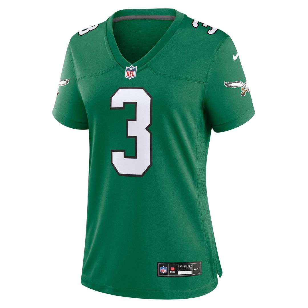 Nolan Smith Philadelphia Eagles Nike Women's Alternate Game Jersey - Kelly Green Official NFL Team Apparel Football Fan Gear