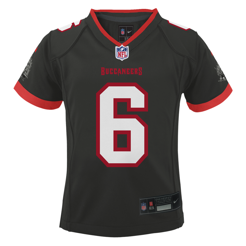 Baker Mayfield Tampa Bay Buccaneers Nike Toddler Alternate Game Jersey - Pewter Official NFL Team Apparel Football Fan Gear