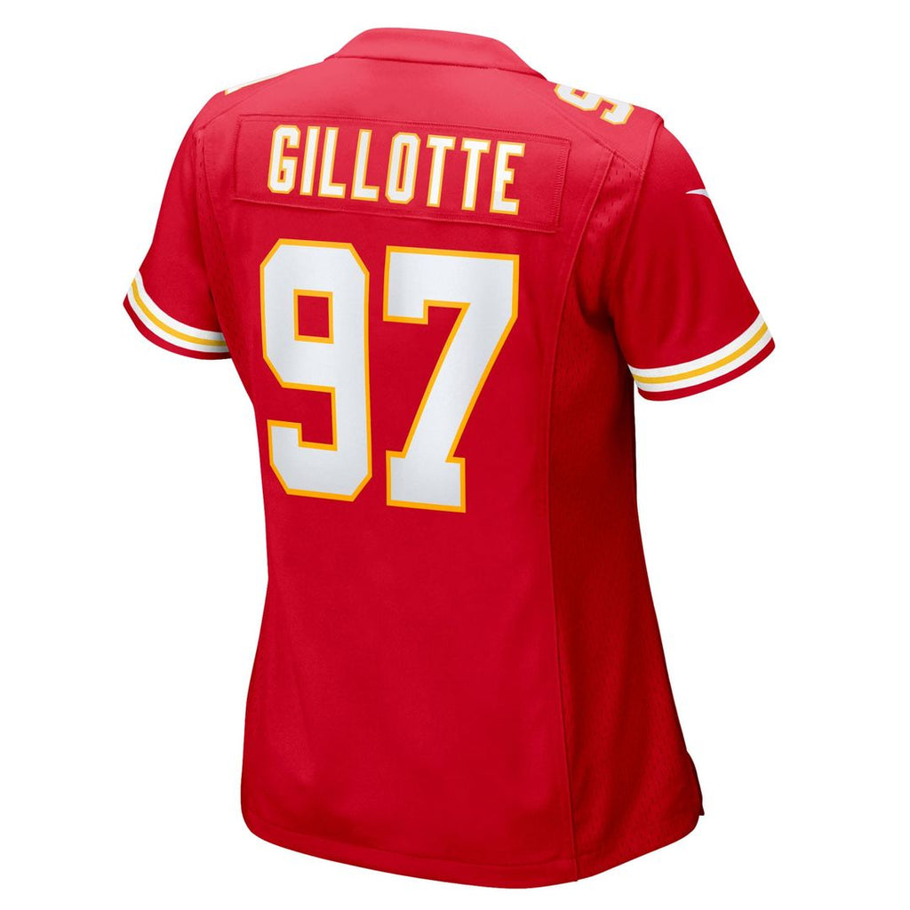 Ashton Gillotte Kansas City Chiefs Nike Women's Team Game Jersey - Red Official NFL Team Apparel Football Fan Gear