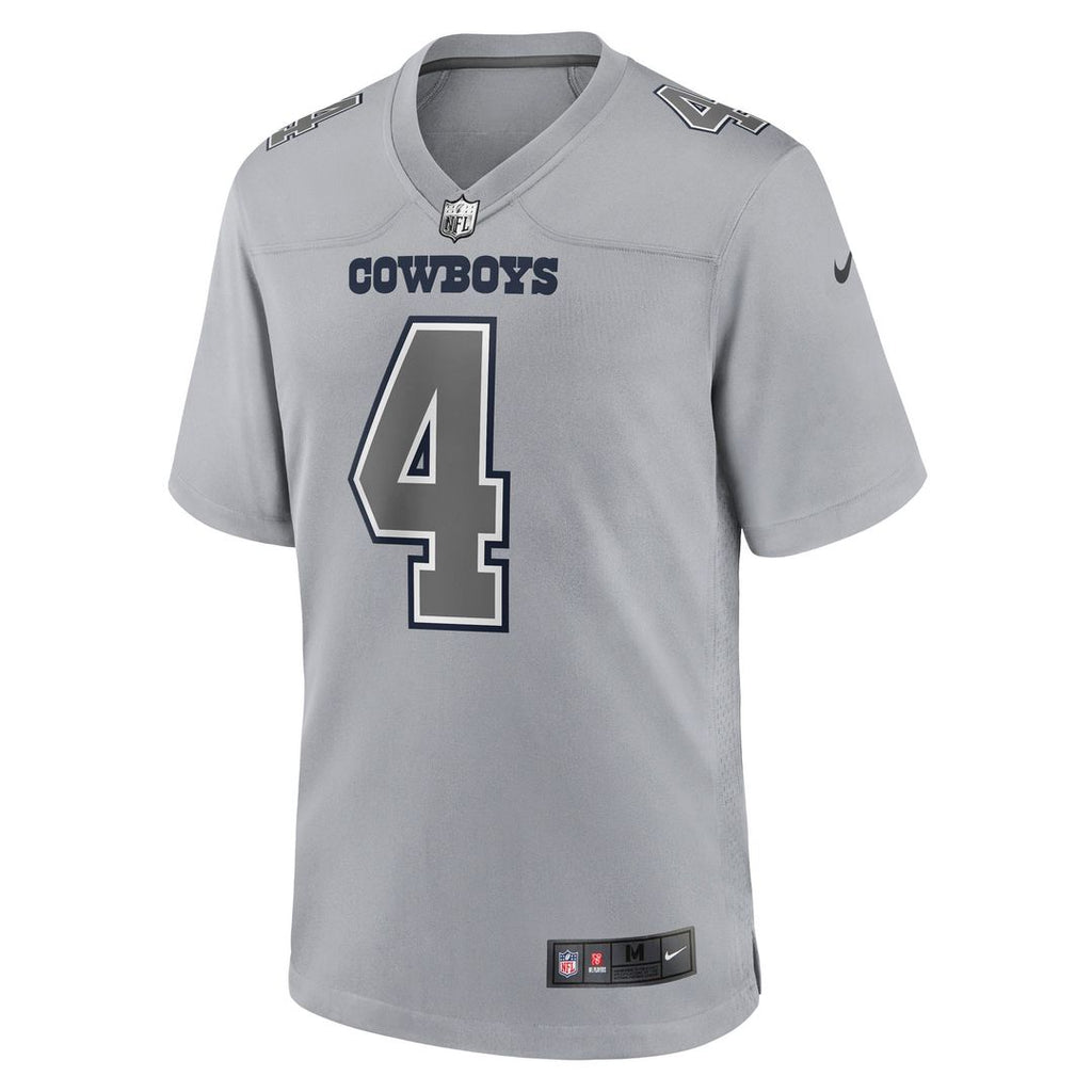 Dak Prescott Dallas Cowboys Nike Atmosphere Fashion Game Jersey - Gray Official NFL Team Apparel Football Fan Gear