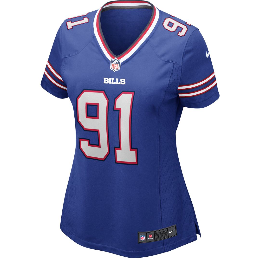 Ed Oliver Buffalo Bills Nike Women's Game Jersey - Royal Official NFL Team Apparel Football Fan Gear