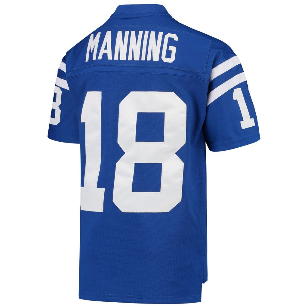 Peyton Manning Indianapolis Colts Mitchell & Ness Youth 1998 Legacy Retired Player Jersey - Royal Official NFL Team Apparel Football Fan Gear