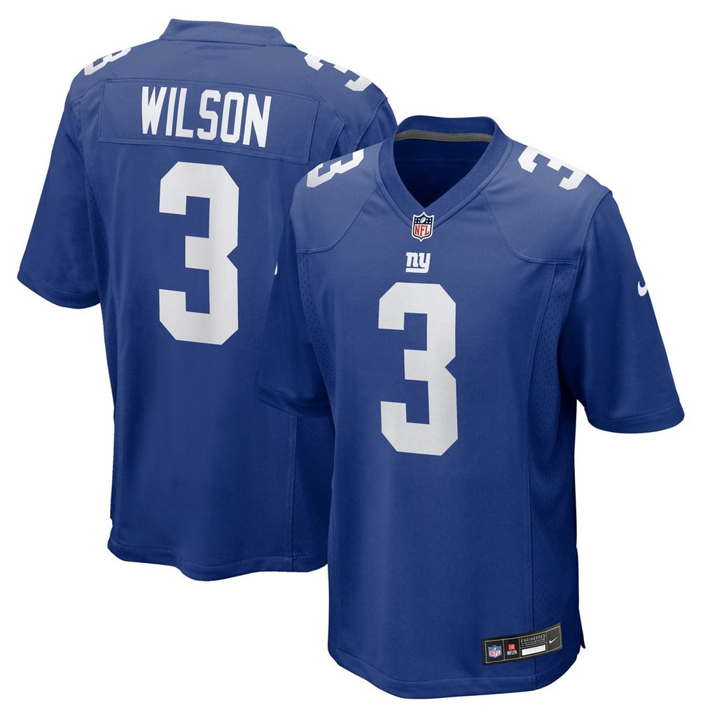 Russell Wilson New York Giants Nike Game Jersey - Royal Official NFL Team Apparel Football Fan Gear
