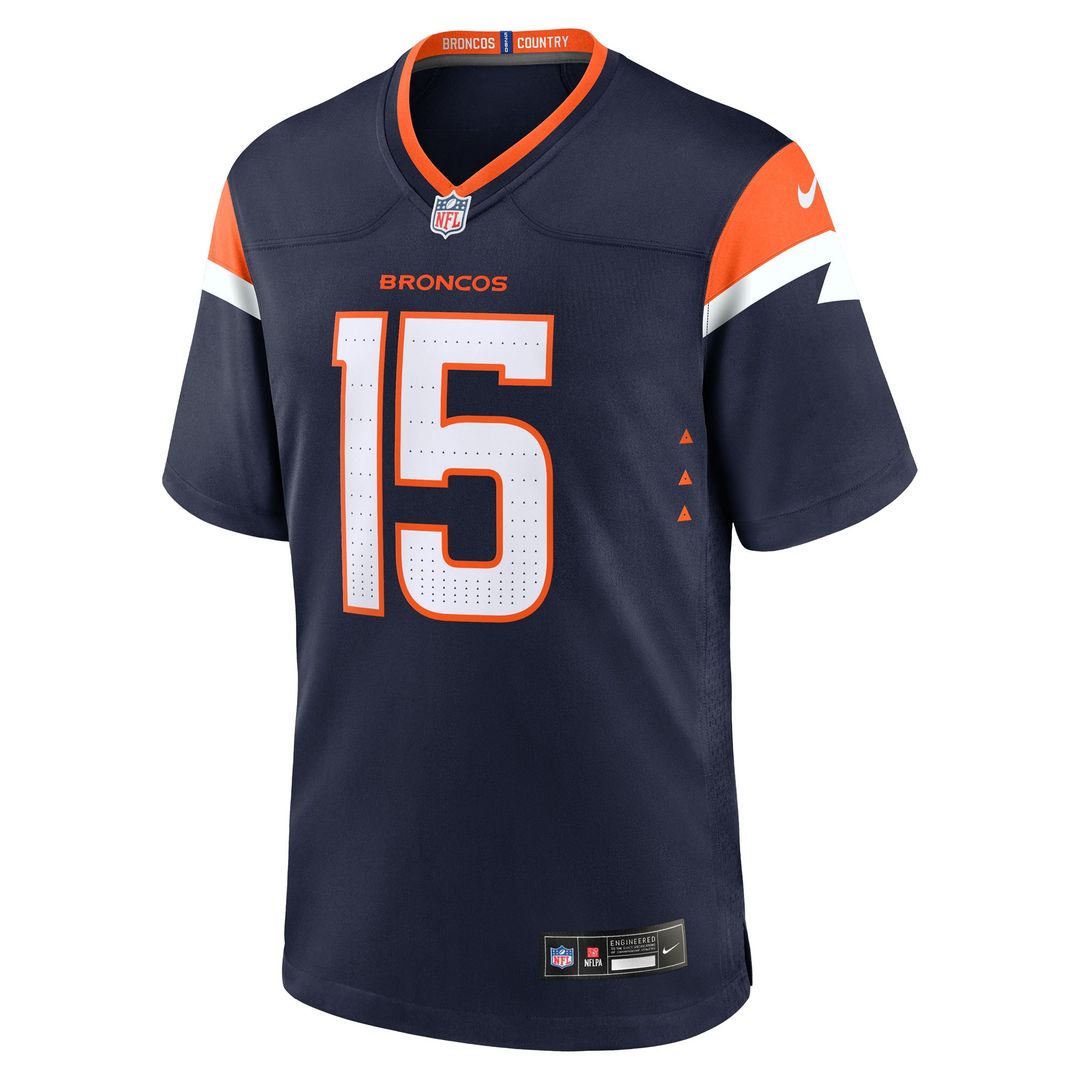 Nik Bonitto Denver Broncos Nike Alternate Game Jersey - Navy Official NFL Team Apparel Football Fan Gear