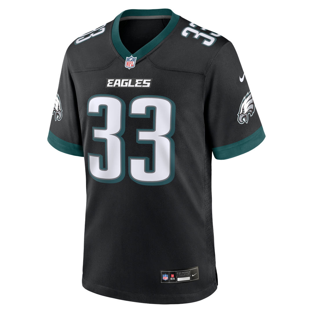 Cooper DeJean Philadelphia Eagles Nike Alternate Game Jersey - Black Official NFL Team Apparel Football Fan Gear