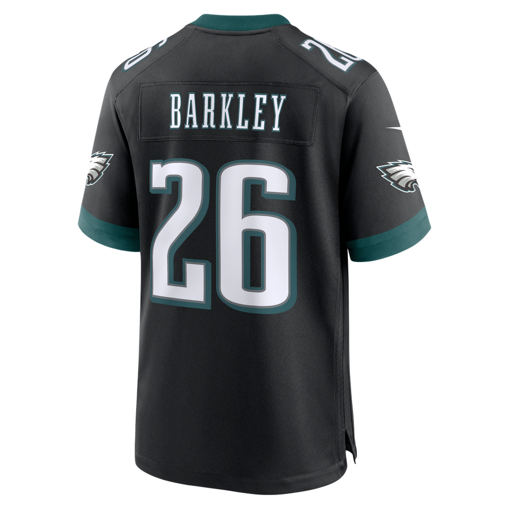 Saquon Barkley Philadelphia Eagles Nike Alternate Game Jersey - Black Official NFL Team Apparel Football Fan Gear
