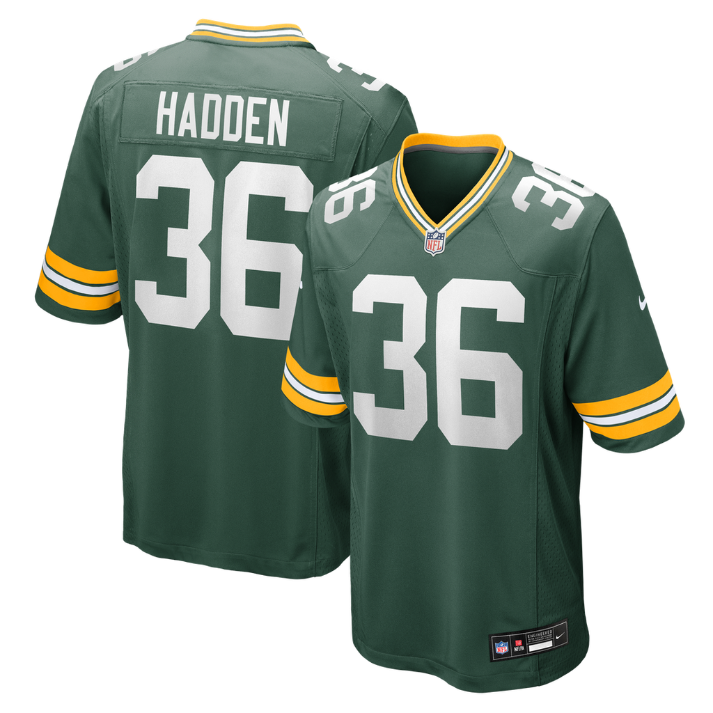 Kamal Hadden Green Bay Packers Nike Team Game Jersey - Green Official NFL Team Apparel Football Fan Gear