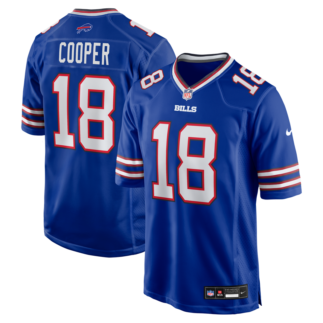Amari Cooper Buffalo Bills Nike Game Jersey - Royal Official NFL Team Apparel Football Fan Gear