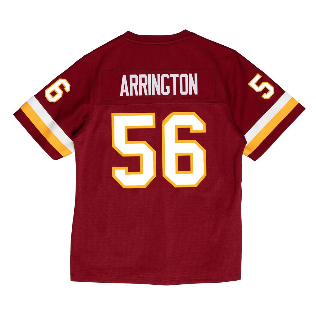 LaVar Arrington Washington Commanders Mitchell & Ness 2001 Legacy Throwback Replica Jersey - Burgundy Official NFL Team Apparel Football Fan Gear