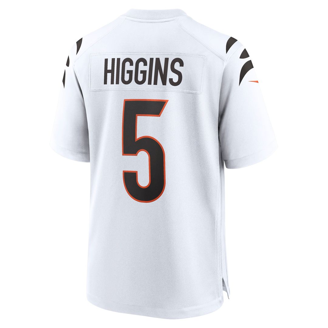 Tee Higgins Cincinnati Bengals Nike Game Jersey - White Official NFL Team Apparel Football Fan Gear
