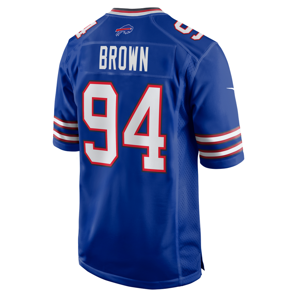 Andrew Brown Buffalo Bills Nike Game Jersey - Royal Official NFL Team Apparel Football Fan Gear
