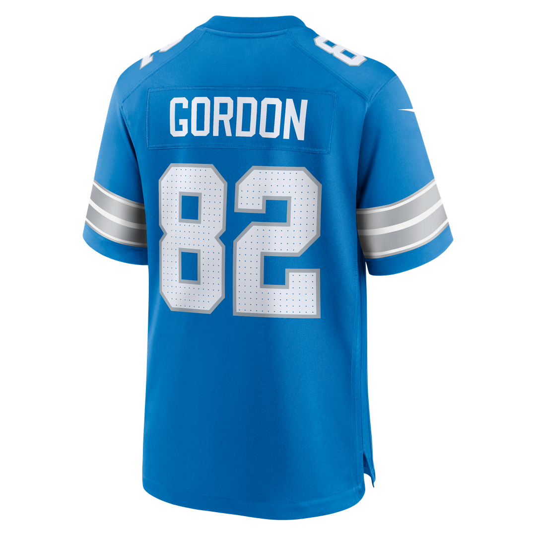 Thomas Gordon Detroit Lions Nike Team Game Jersey - Blue Official NFL Team Apparel Football Fan Gear