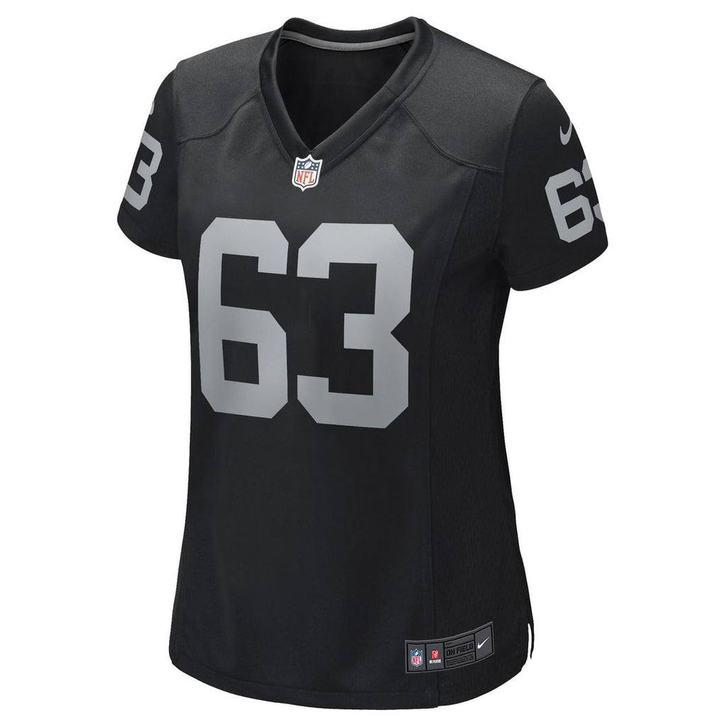Gene Upshaw Las Vegas Raiders Nike Women's Game Retired Player Jersey - Black Official NFL Team Apparel Football Fan Gear