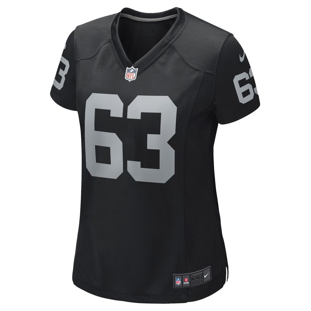 Gene Upshaw Las Vegas Raiders Nike Women's Game Retired Player Jersey - Black Official NFL Team Apparel Football Fan Gear