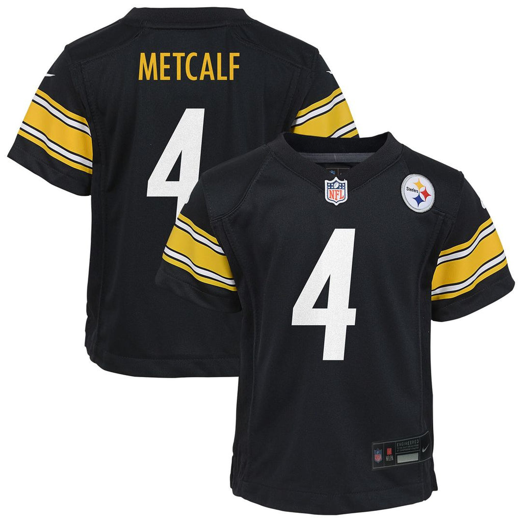 D.K. Metcalf Pittsburgh Steelers Nike Preschool Team Game Jersey - Black Official NFL Team Apparel Football Fan Gear