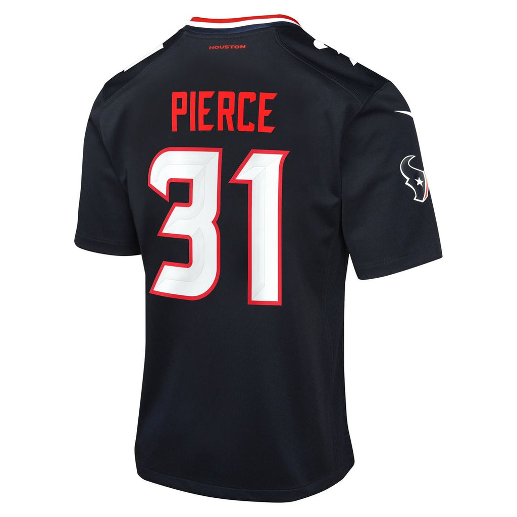 Dameon Pierce Houston Texans Nike Youth Game Jersey - Navy Official NFL Team Apparel Football Fan Gear