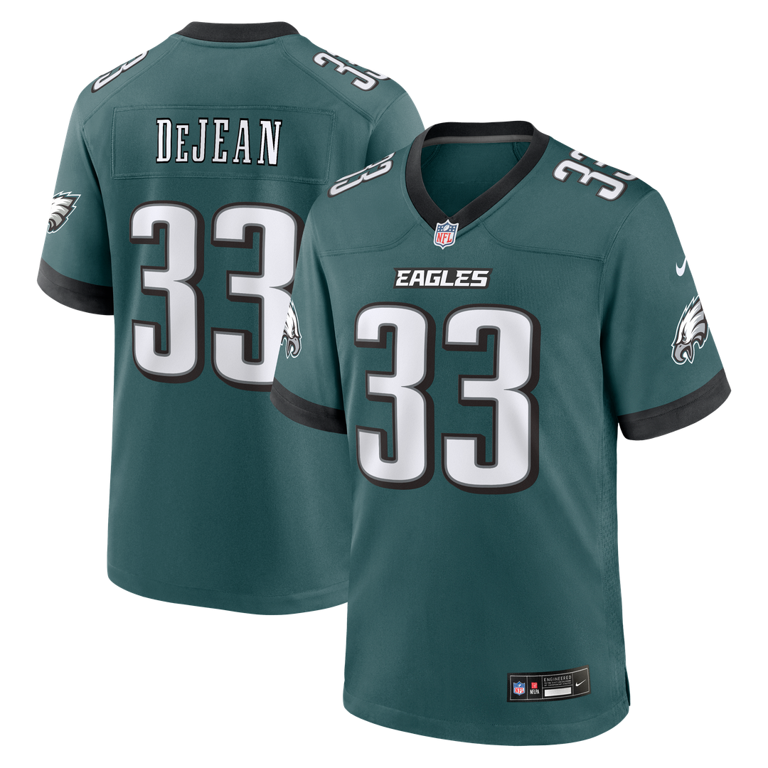 Cooper DeJean Philadelphia Eagles Nike Alternate Game Jersey - Kelly Green Official NFL Team Apparel Football Fan Gear