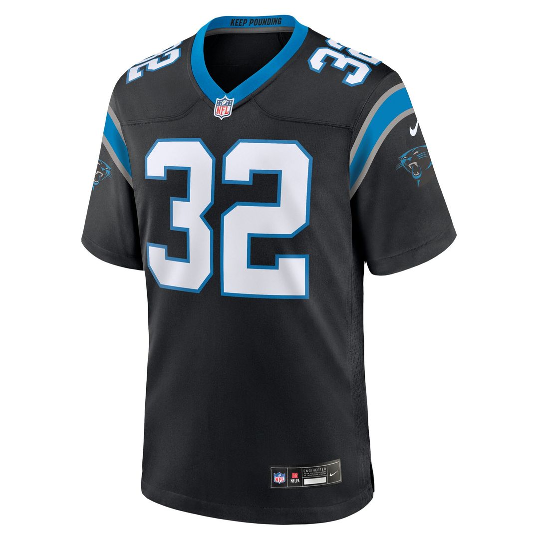 Trevin Wallace Carolina Panthers Nike Team Game Jersey - Black Official NFL Team Apparel Football Fan Gear