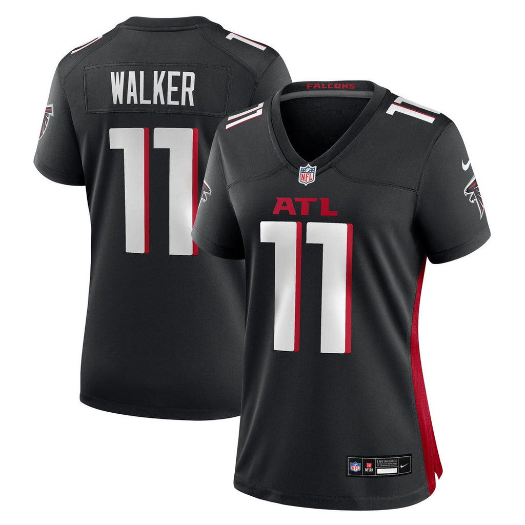Jalon Walker Atlanta Falcons Nike Women's Team Game Jersey - Black Official NFL Team Apparel Football Fan Gear