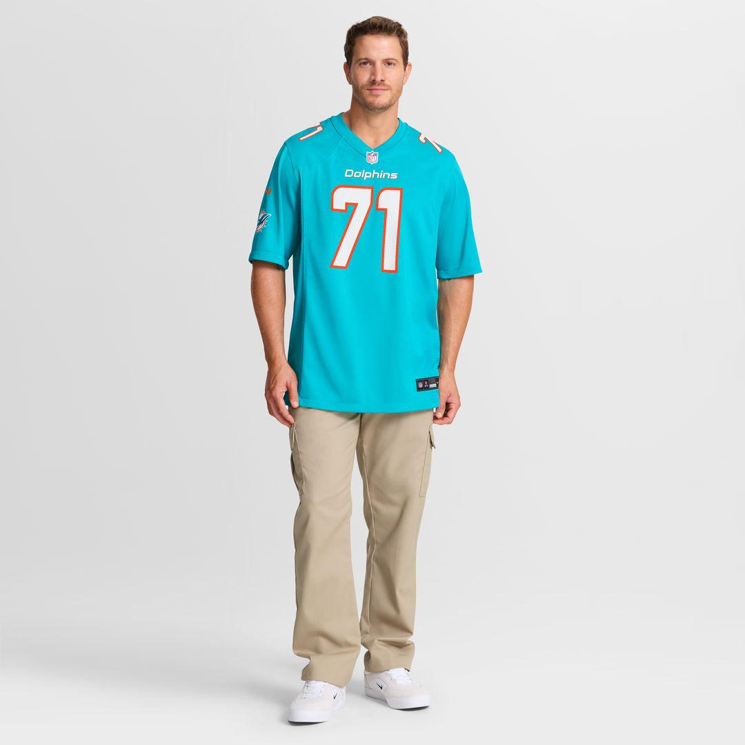 Kion Smith Miami Dolphins Nike Game Jersey - Aqua Official NFL Team Apparel Football Fan Gear