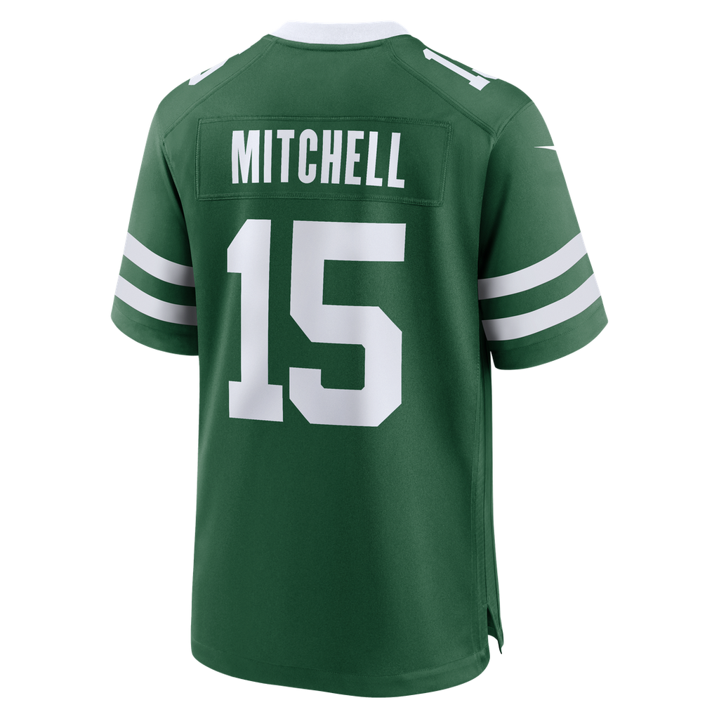 Adonai Mitchell New York Jets Nike Team Game Jersey - Legacy Green Official NFL Team Apparel Football Fan Gear