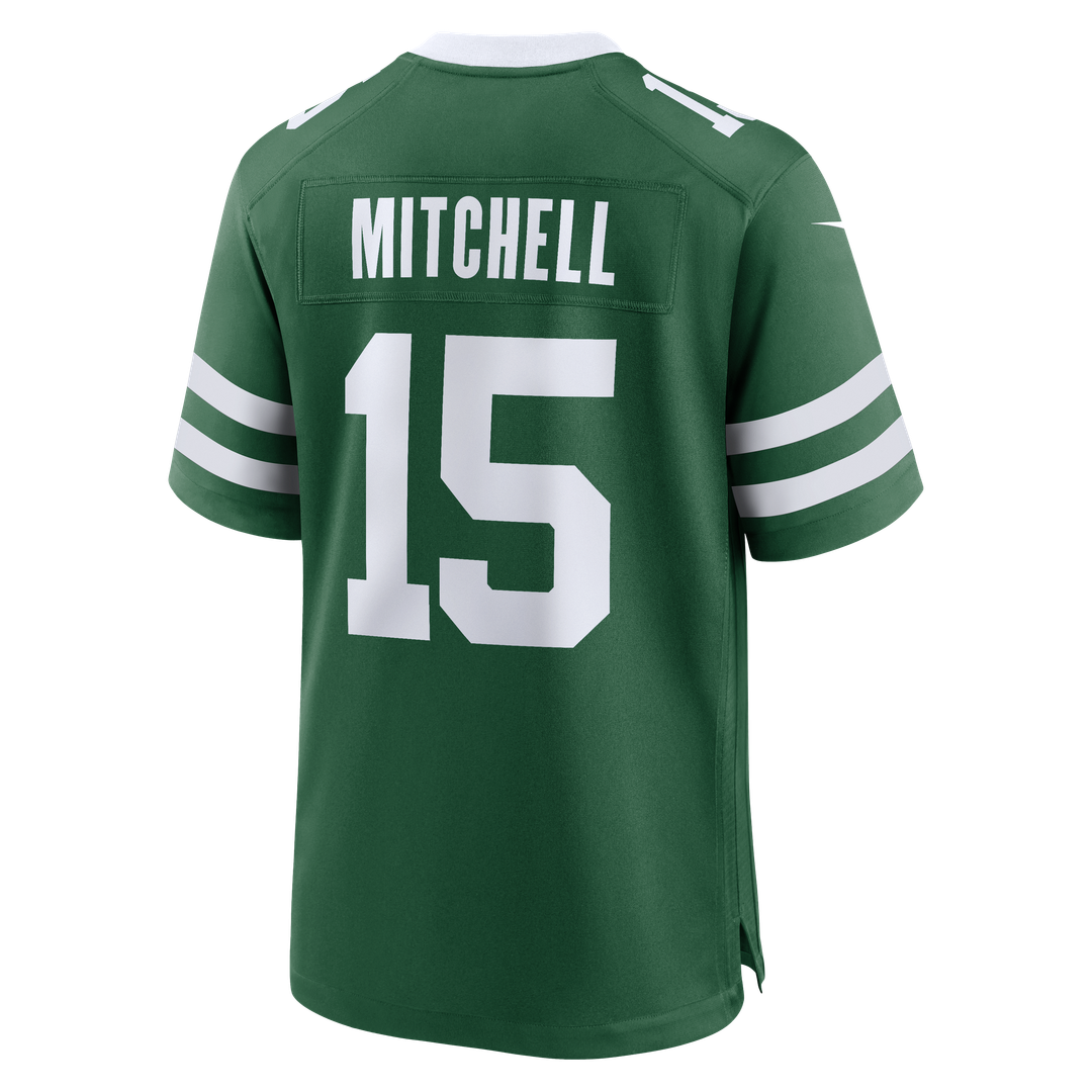 Adonai Mitchell New York Jets Nike Team Game Jersey - Legacy Green Official NFL Team Apparel Football Fan Gear