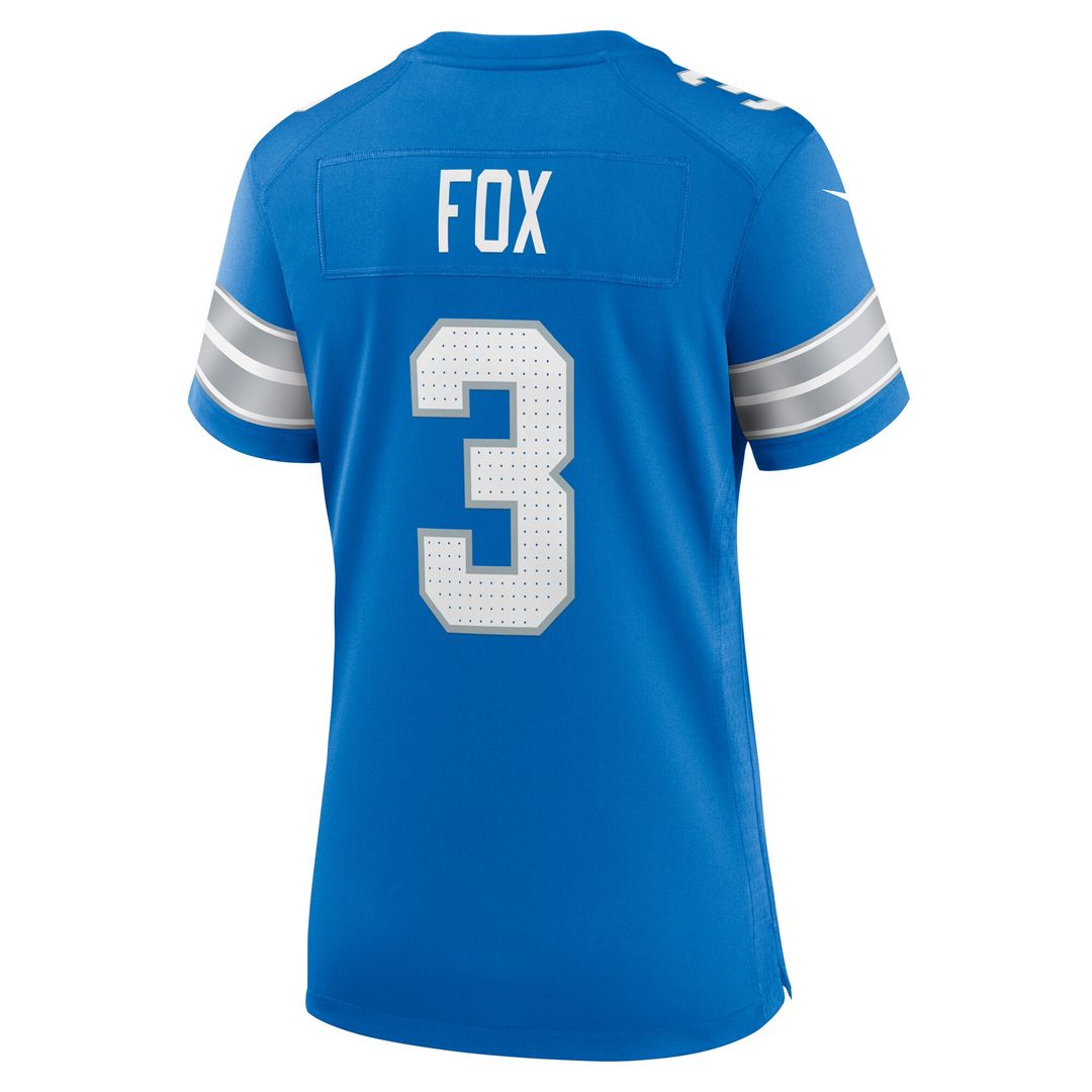 Jack Fox Detroit Lions Nike Women's Team Game Jersey - Blue Official NFL Team Apparel Football Fan Gear