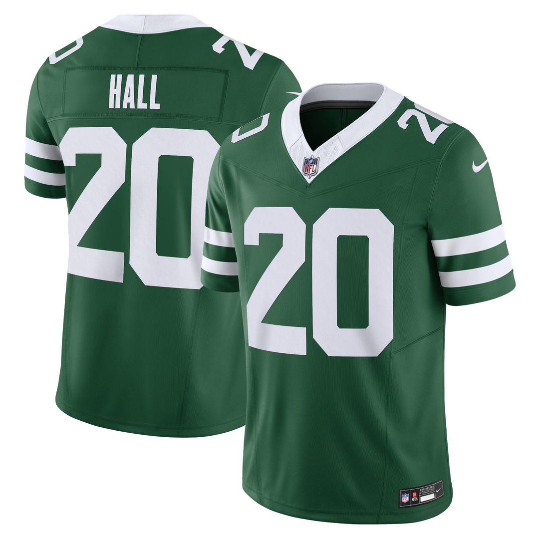 Breece Hall New York Jets Nike Vapor F.U.S.E. Limited Jersey - Legacy Green Official NFL Team Apparel Football Fan Gear