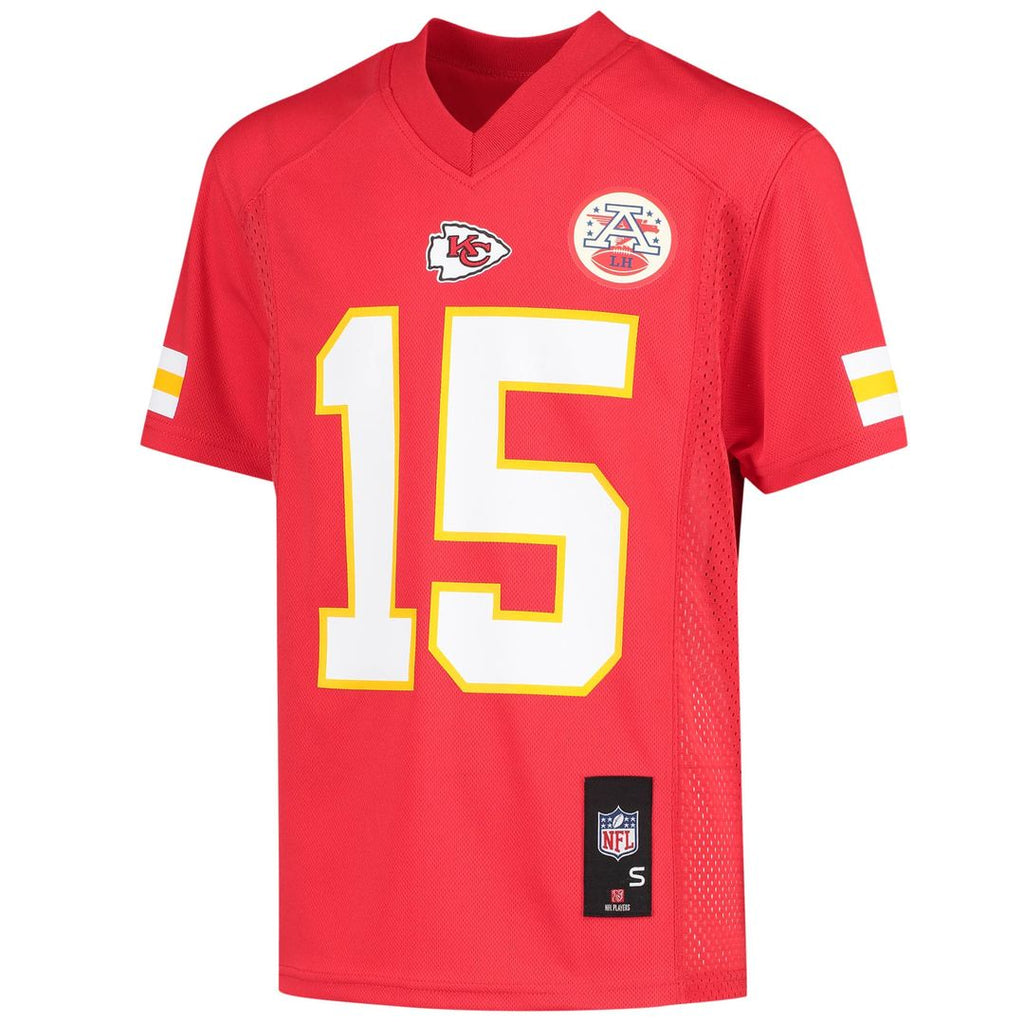 Patrick Mahomes Kansas City Chiefs Youth Replica Player Jersey - Red Official NFL Team Apparel Football Fan Gear