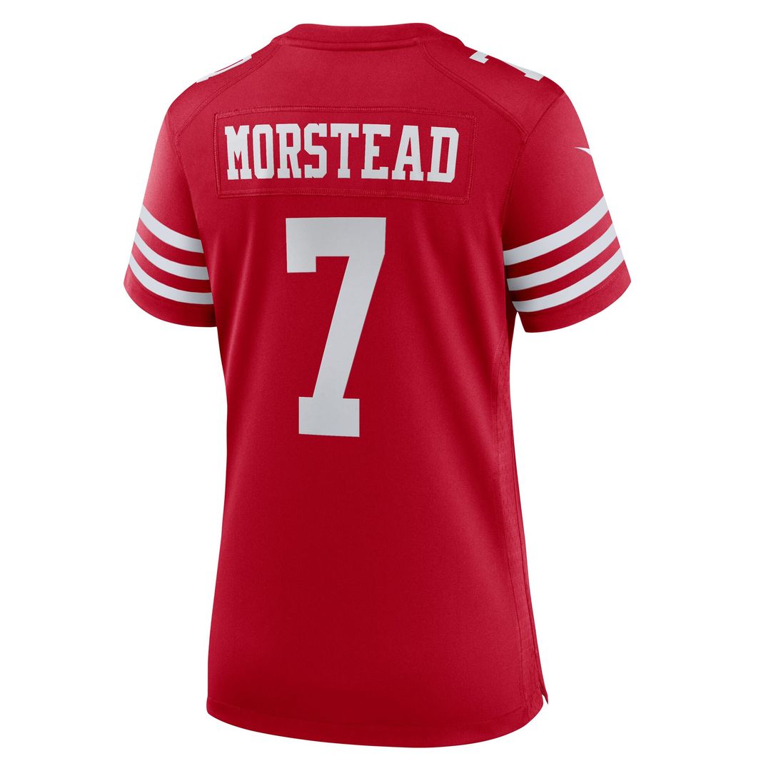 Thomas Morstead San Francisco 49ers Nike Women's Team Game Jersey - Scarlet Official NFL Team Apparel Football Fan Gear