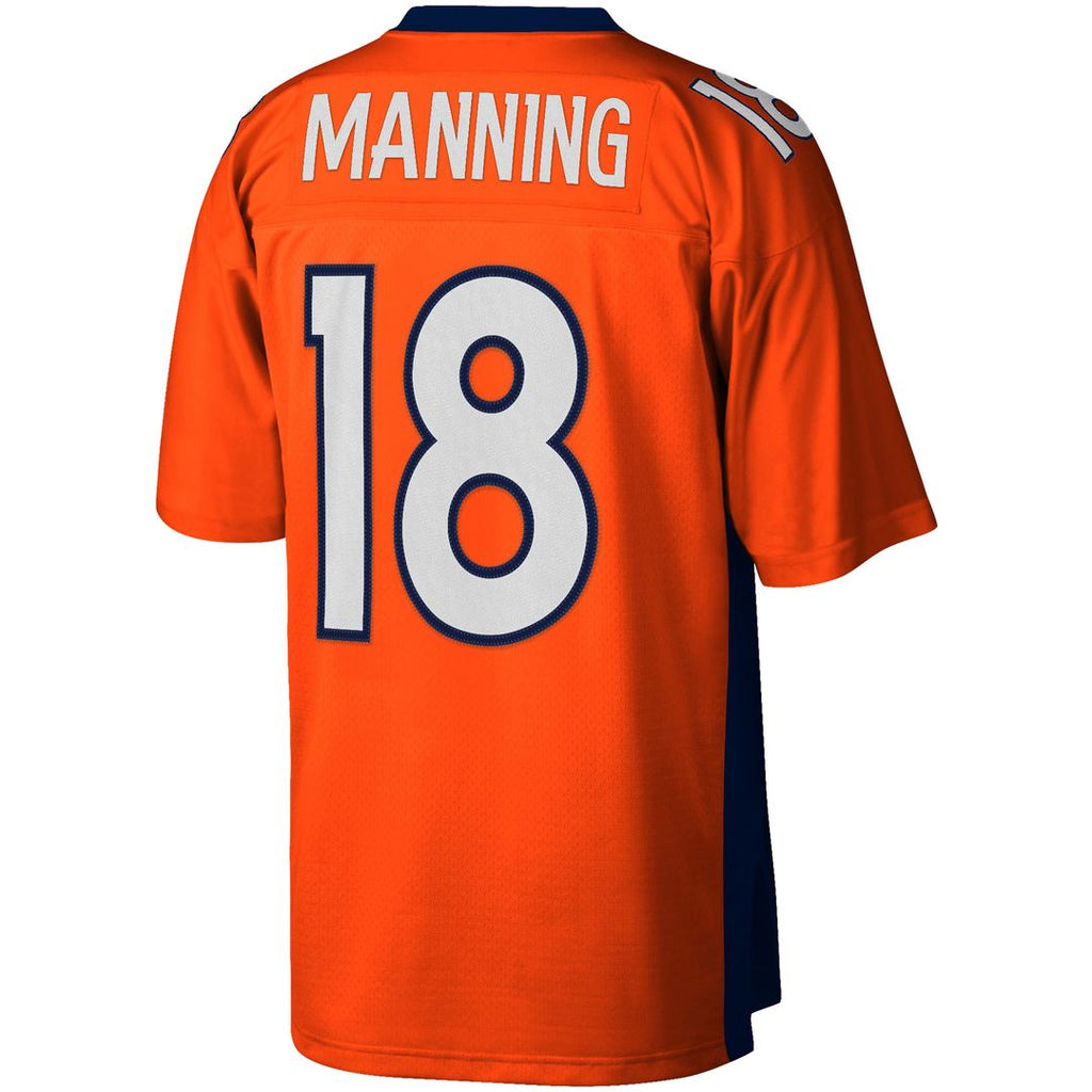 Peyton Manning Denver Broncos Mitchell & Ness Big & Tall 2015 Retired Player Replica Jersey - Orange Official NFL Team Apparel Football Fan Gear