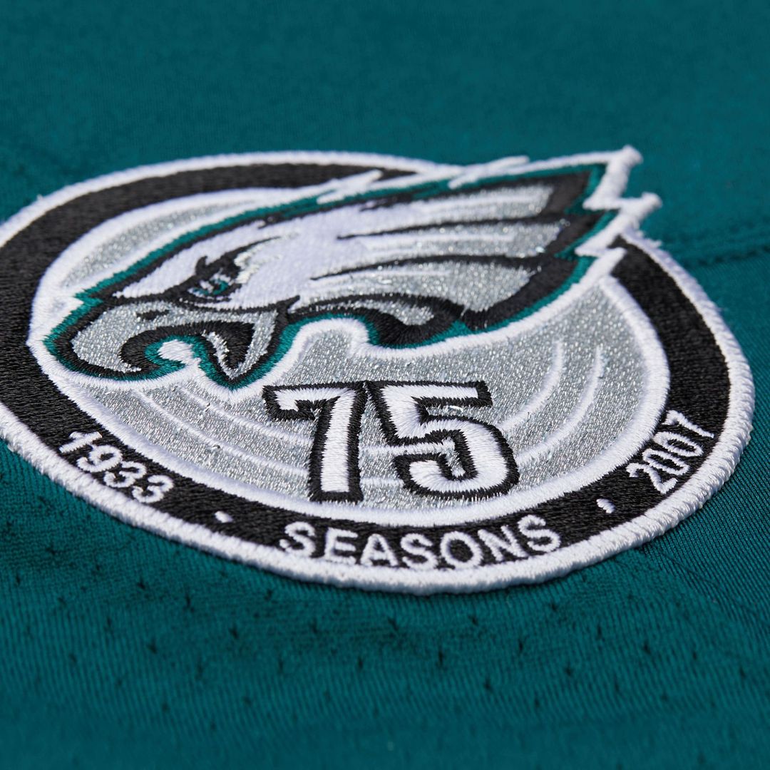 Brian Dawkins Philadelphia Eagles Mitchell & Ness 2007 Authentic Throwback Retired Player Jersey - Green Official NFL Team Apparel Football Fan Gear