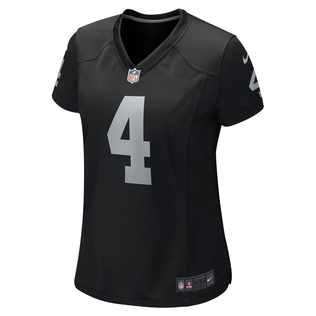 Aidan O'Connell Las Vegas Raiders Nike Women's Game Jersey - Black Official NFL Team Apparel Football Fan Gear