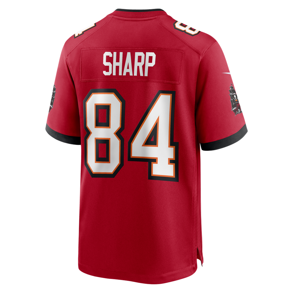 Bauer Sharp Tampa Bay Buccaneers Nike Team Game Jersey - Red Official NFL Team Apparel Football Fan Gear