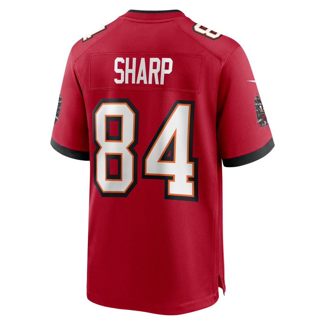 Bauer Sharp Tampa Bay Buccaneers Nike Team Game Jersey - Red Official NFL Team Apparel Football Fan Gear