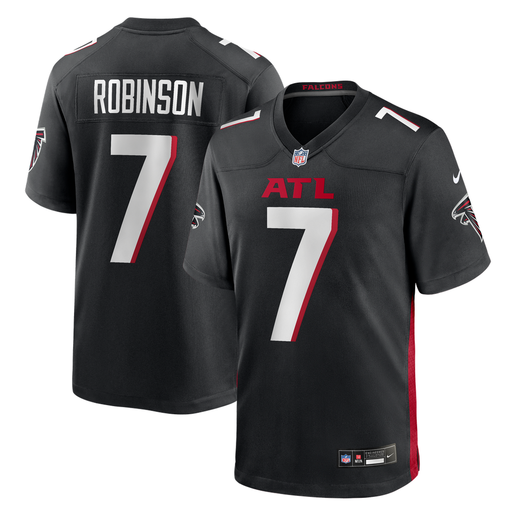 Bijan Robinson Atlanta Falcons Nike Game Jersey - Black Official NFL Team Apparel Football Fan Gear