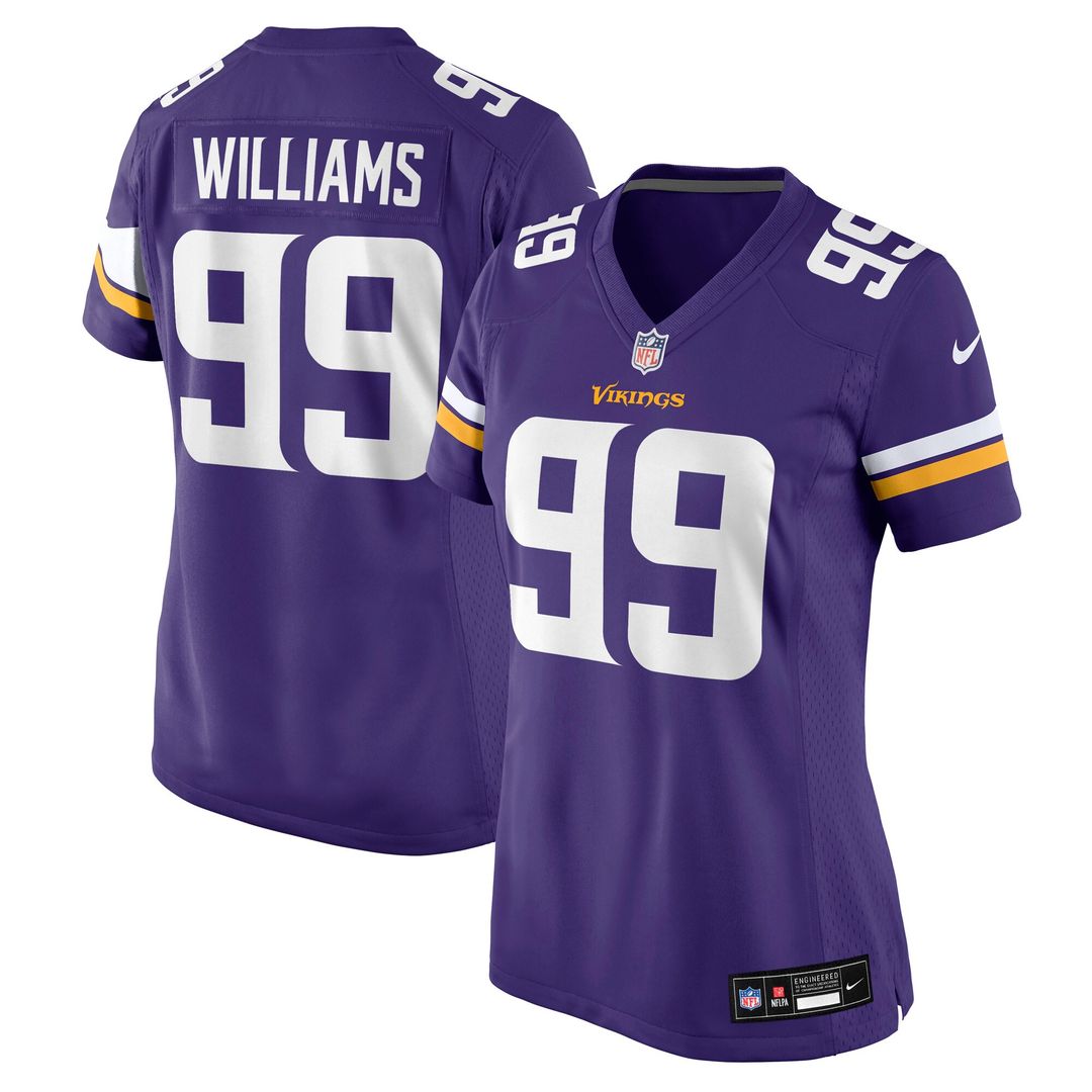 Elijah Williams Minnesota Vikings Nike Women's Team Game Jersey - Purple Official NFL Team Apparel Football Fan Gear