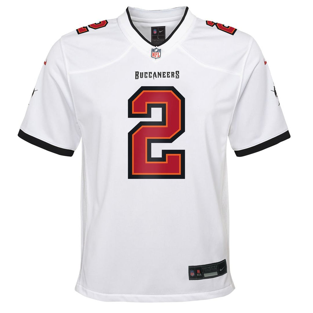 Emeka Egbuka Tampa Bay Buccaneers Nike Youth White Game Jersey - White Official NFL Team Apparel Football Fan Gear