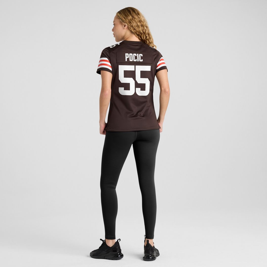 Ethan Pocic Cleveland Browns Nike Women's Game Jersey - Brown Official NFL Team Apparel Football Fan Gear