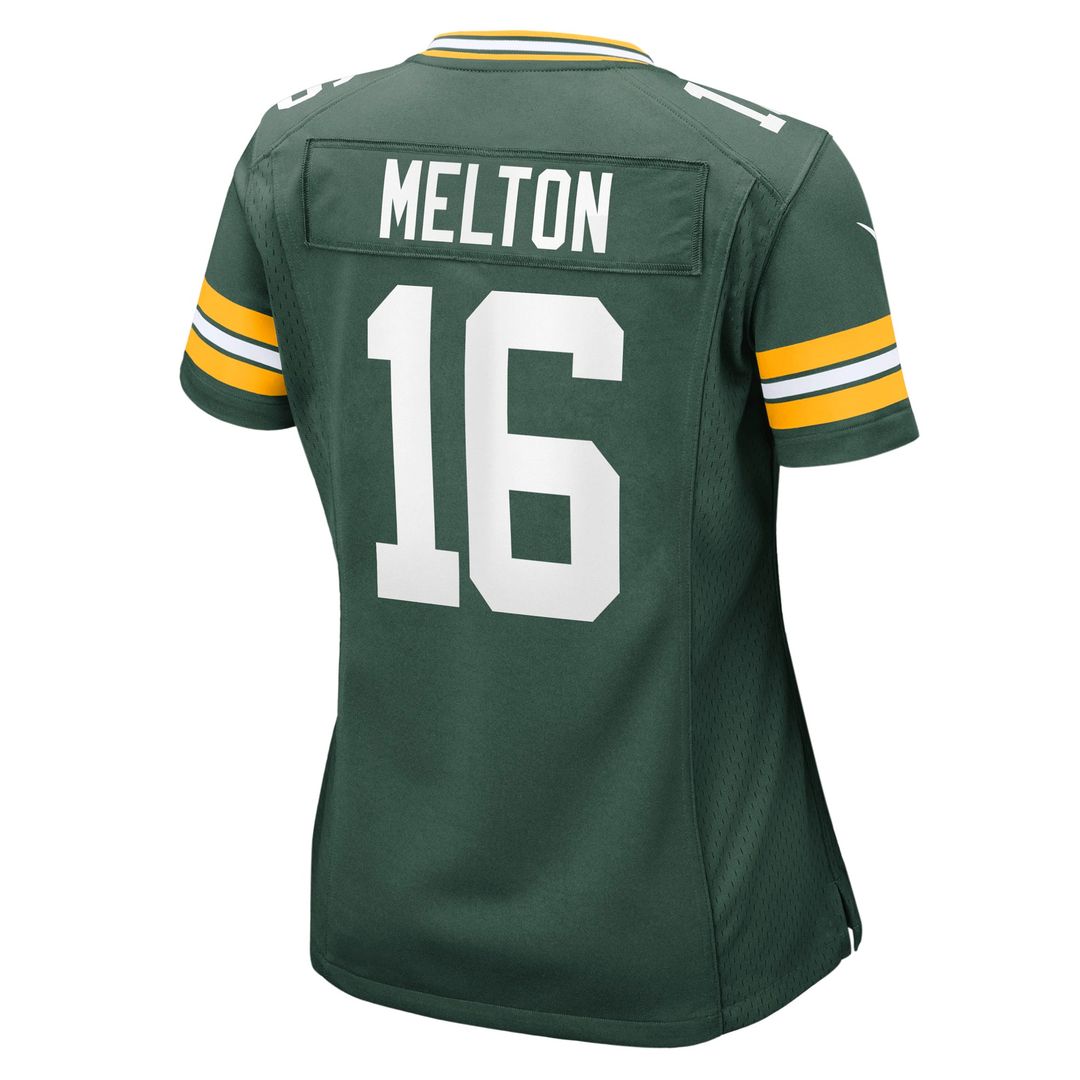 Bo Melton Green Bay Packers Nike Women's Team Game Jersey - Green Official NFL Team Apparel Football Fan Gear