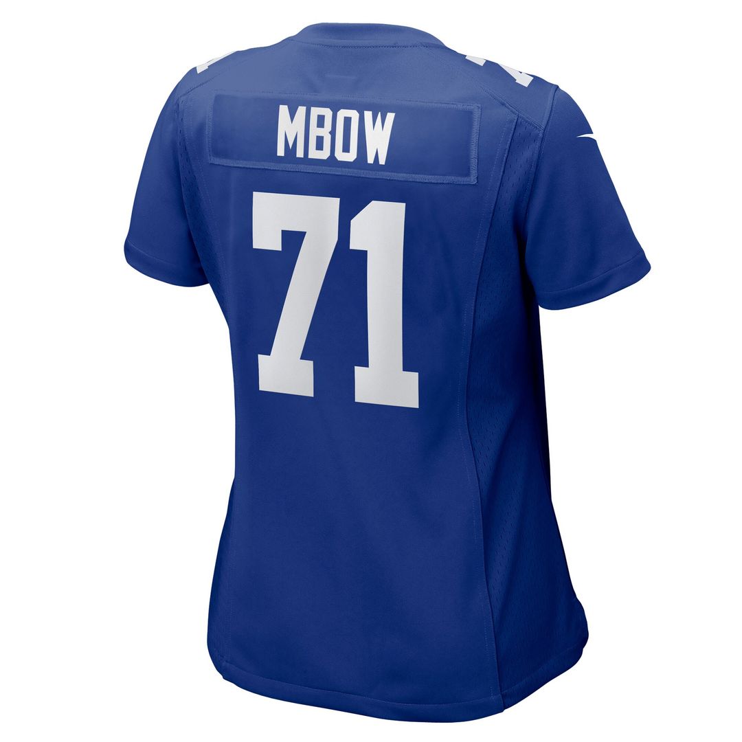 Marcus Mbow New York Giants Nike Women's Team Game Jersey - Royal Official NFL Team Apparel Football Fan Gear