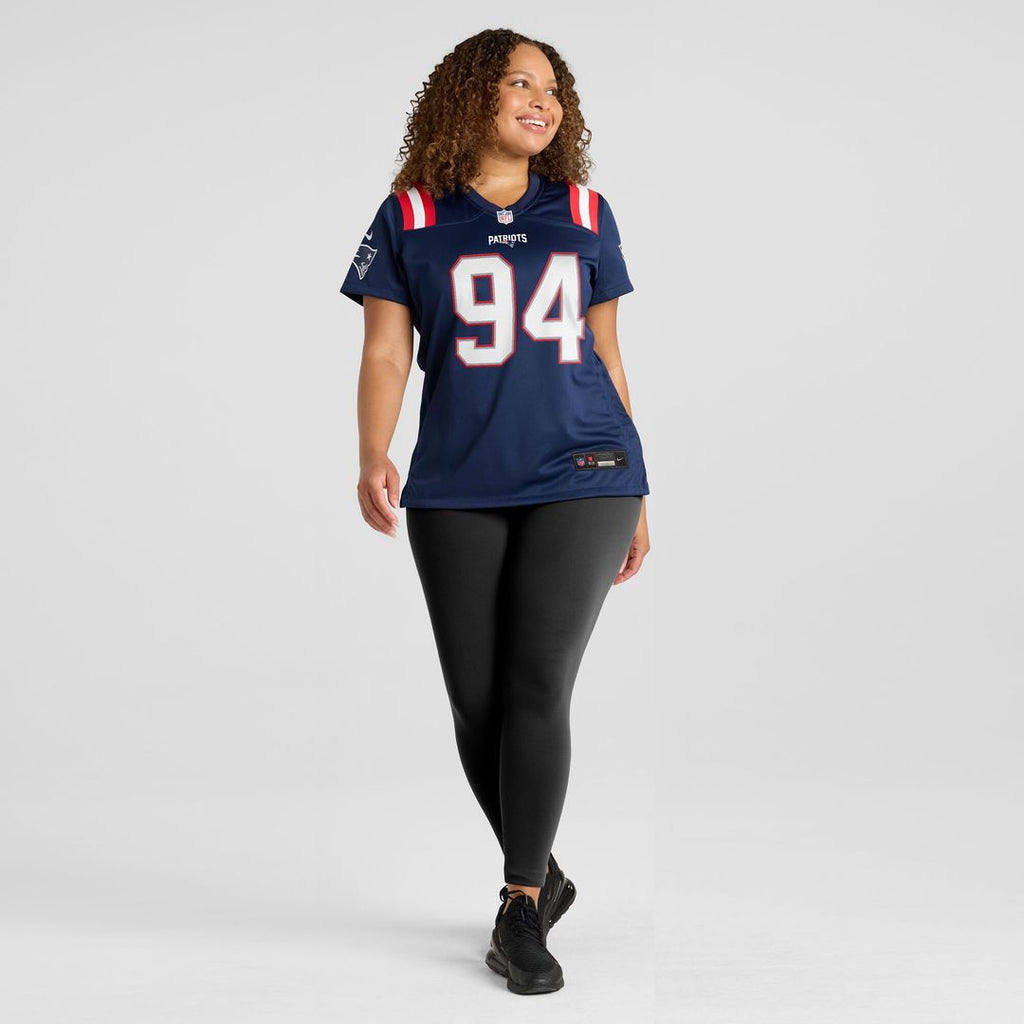 Cory Durden New England Patriots Nike Women's Team Game Jersey - Navy Official NFL Team Apparel Football Fan Gear
