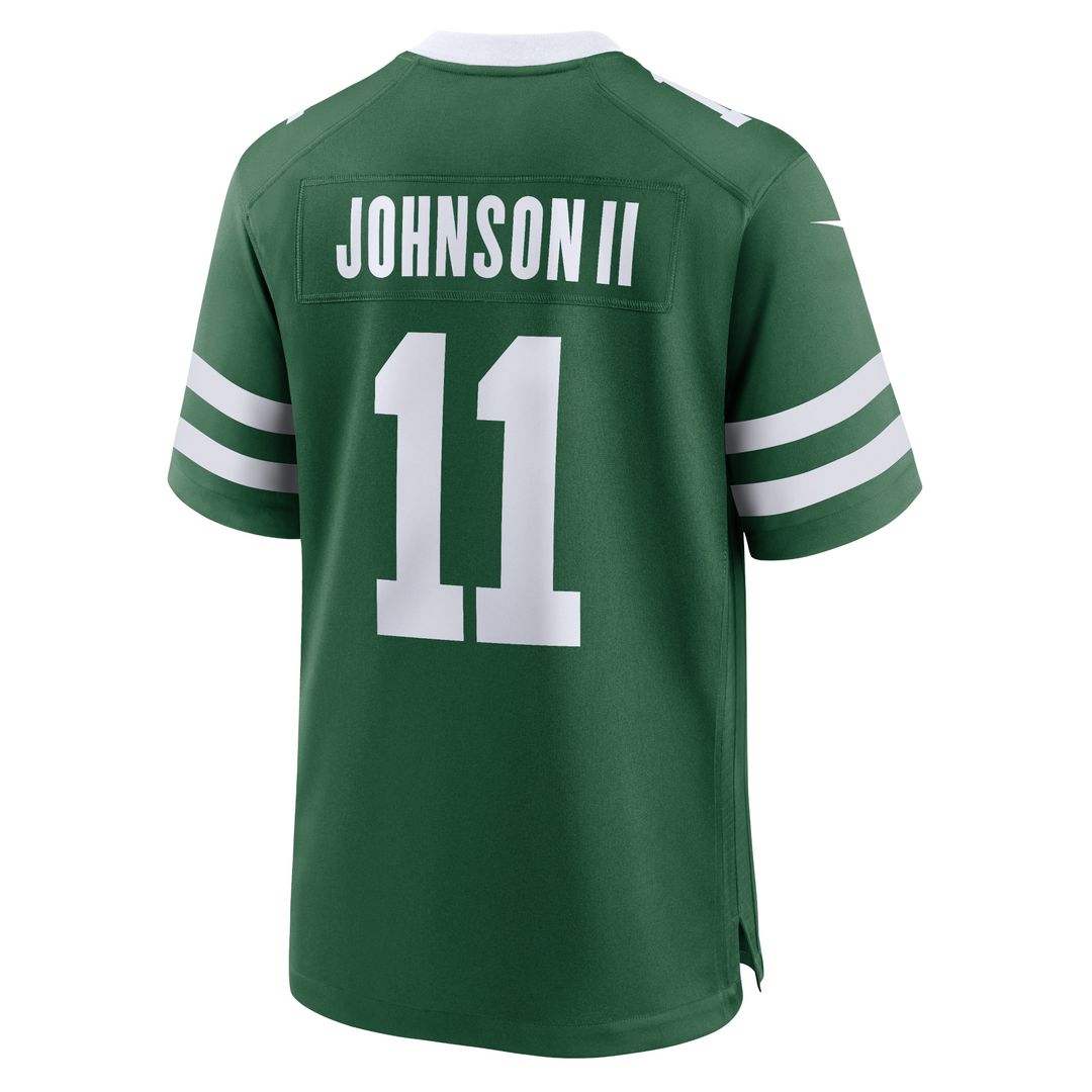 Jermaine Johnson II New York Jets Nike Game Jersey - Legacy Green Official NFL Team Apparel Football Fan Gear