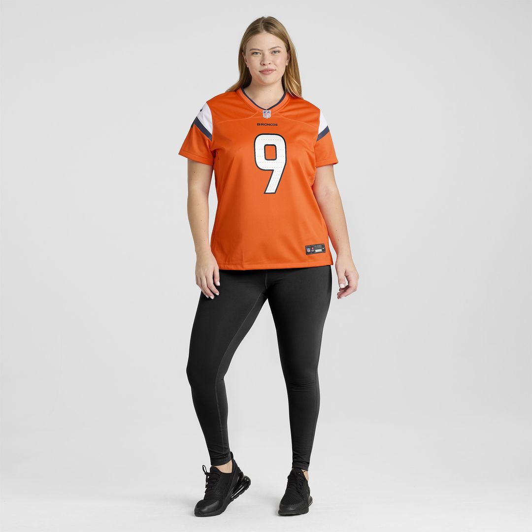 Talanoa Hufanga Denver Broncos Nike Women's Team Game Jersey - Orange Official NFL Team Apparel Football Fan Gear